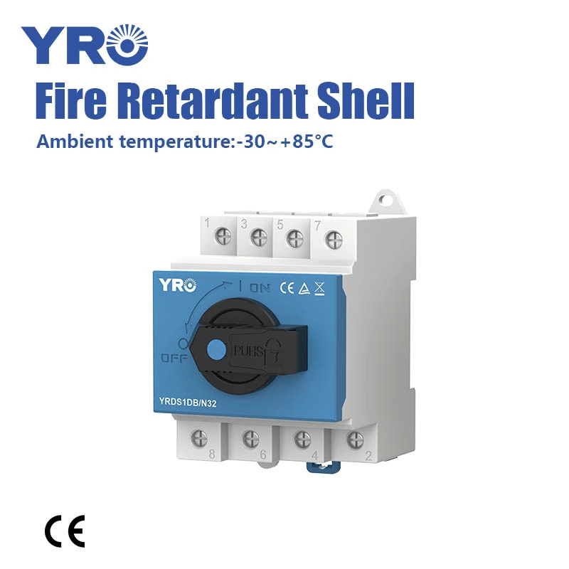 4P 32A 1000V DC Blue Disconnector Switch