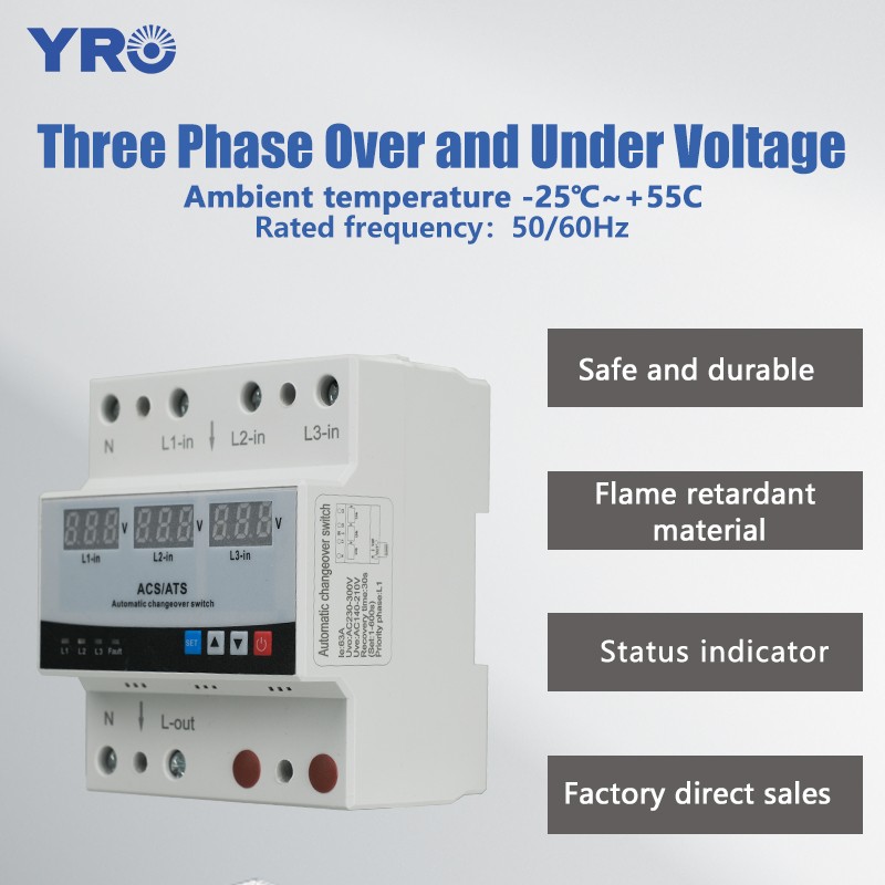 63A Three Phase Over and Under Voltage
