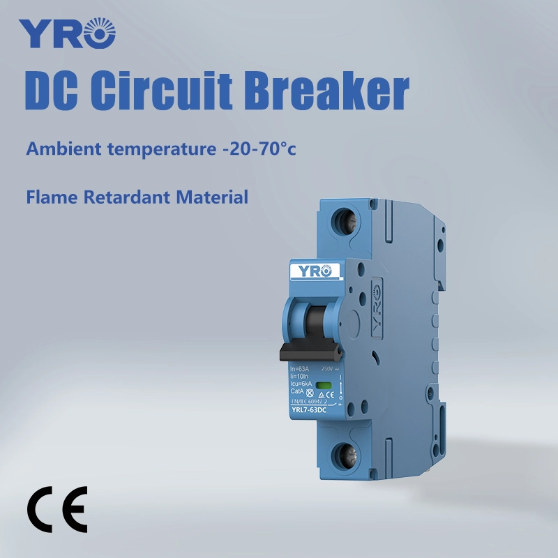 1P 6-63A 250V DC Circuit Breaker