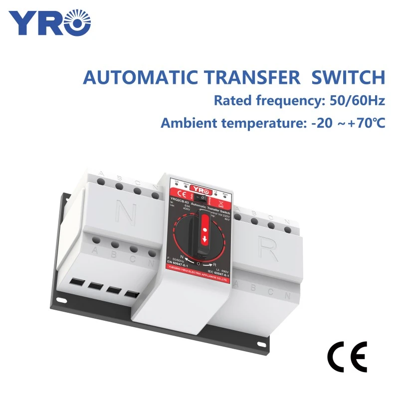 4P 63A 400V 2 In 1 Out CB ATS