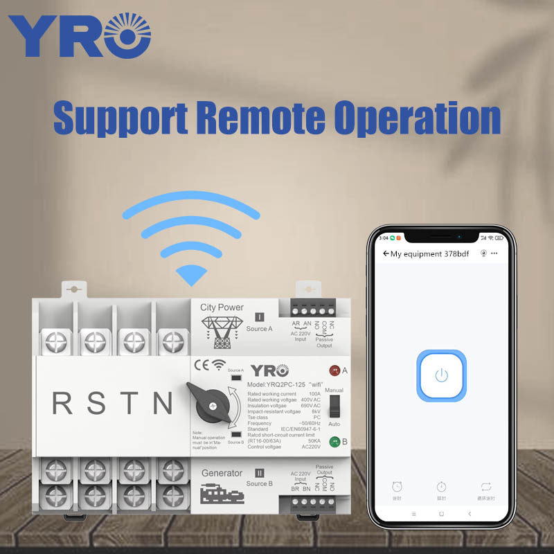 4P 125A AC400V WiFi ATS