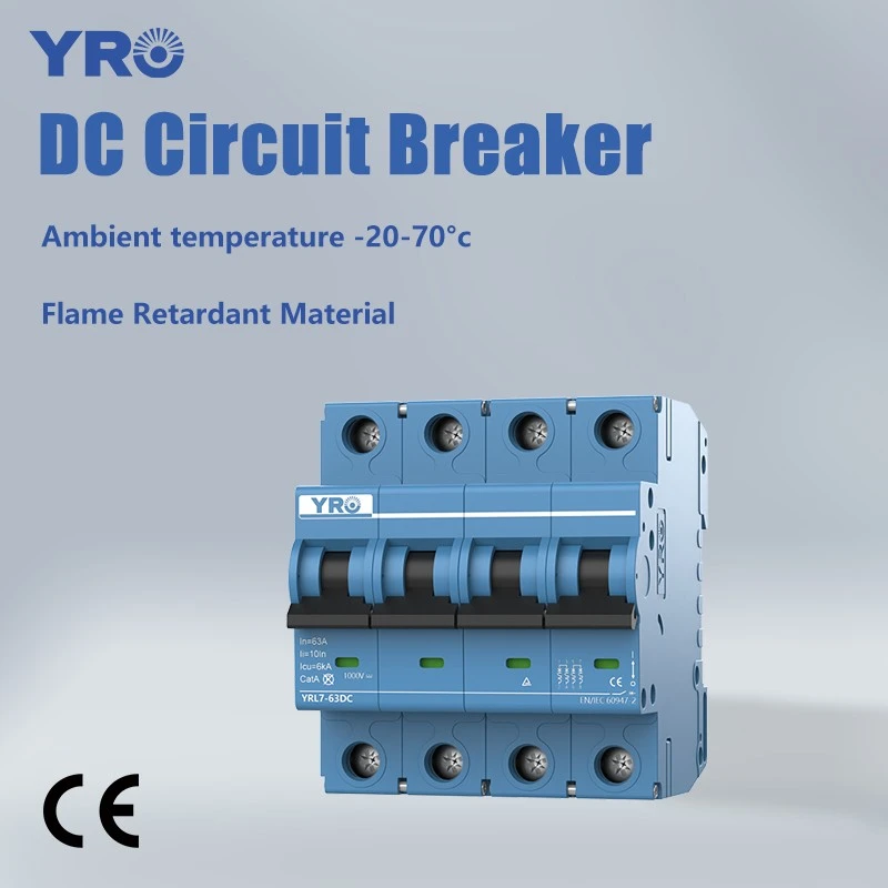 4P 6-63A 1000V DC Circuit Breaker