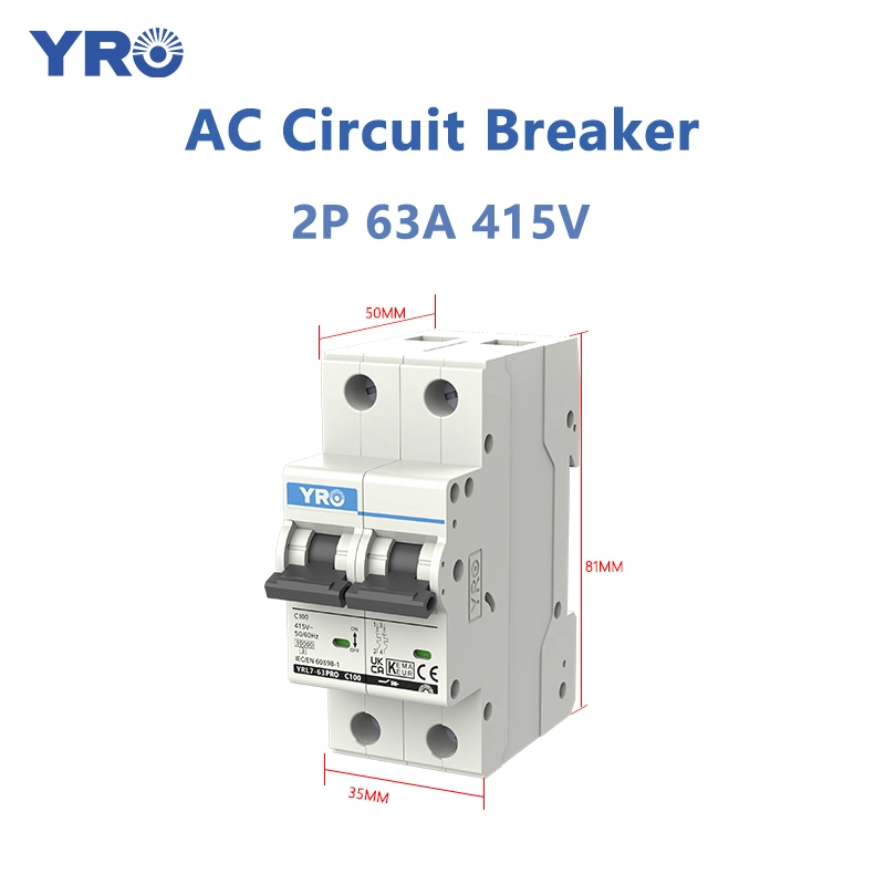 2P 50-63A 415V Certification Circuit Breaker Pro