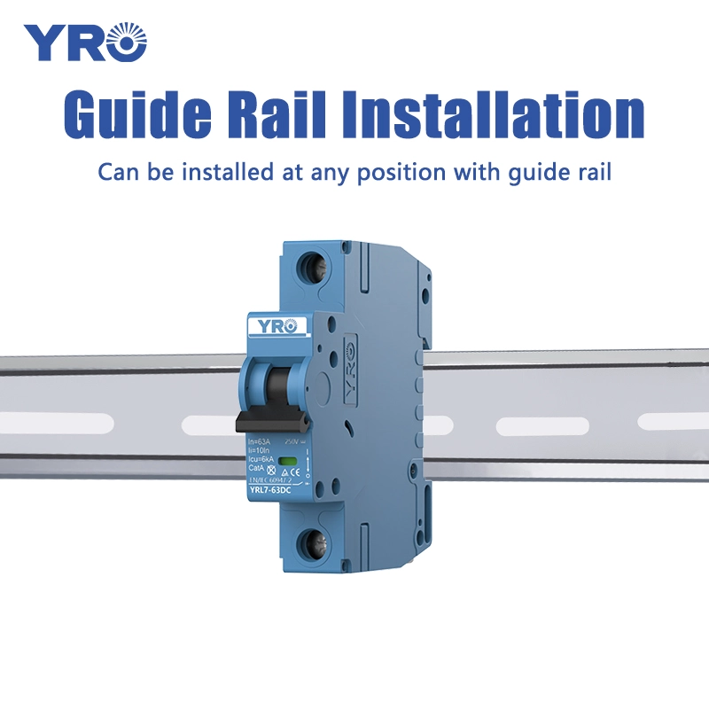 1P 6-63A 250V DC Circuit Breaker