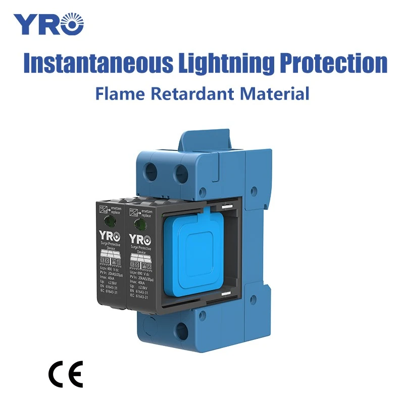 2P 20-50kA 6.25kA 800V T1 T2 DC SPD