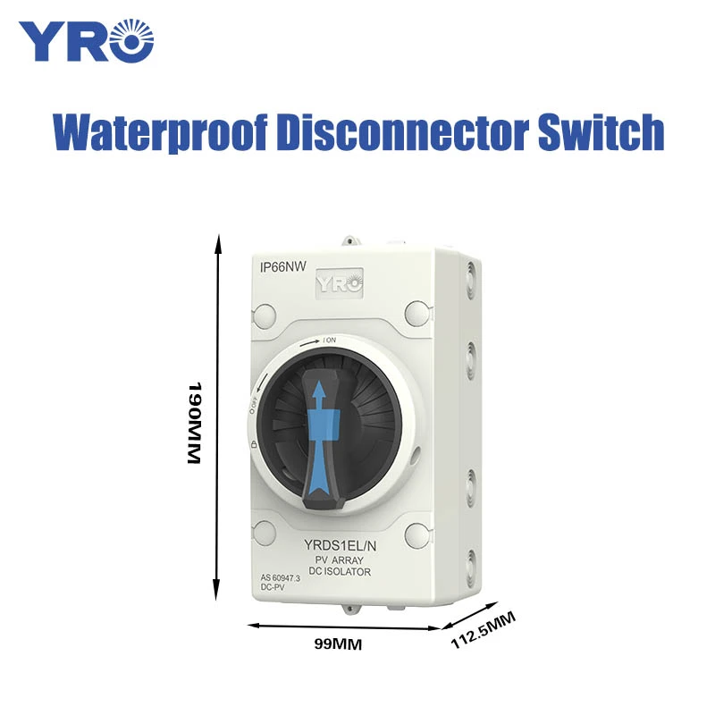 4P 32A 1000V Disconnector Switch No Wiring