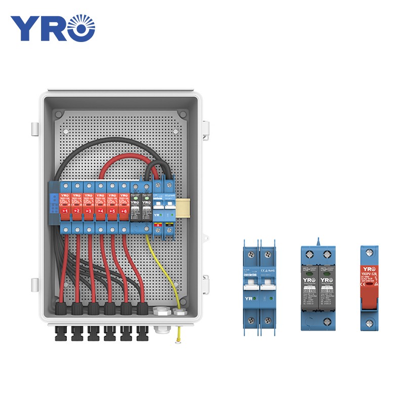6 In 1 Out 550V DC ABS Distribution Box