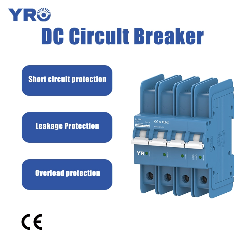 4P 6-63A 1200V DC Circuit Breaker