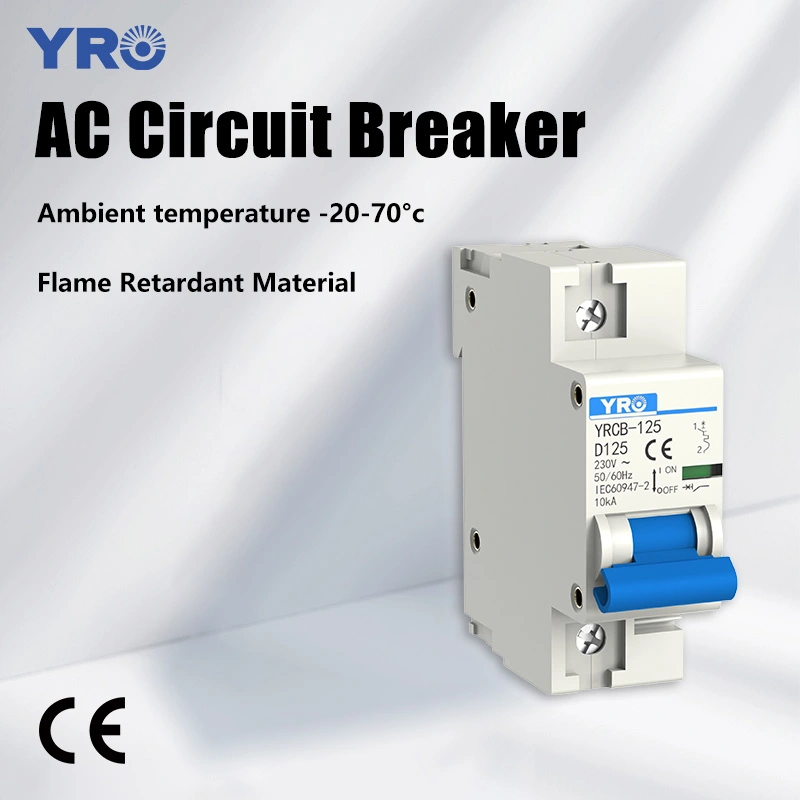 1P 6-63A 220V AC Circuit Breaker