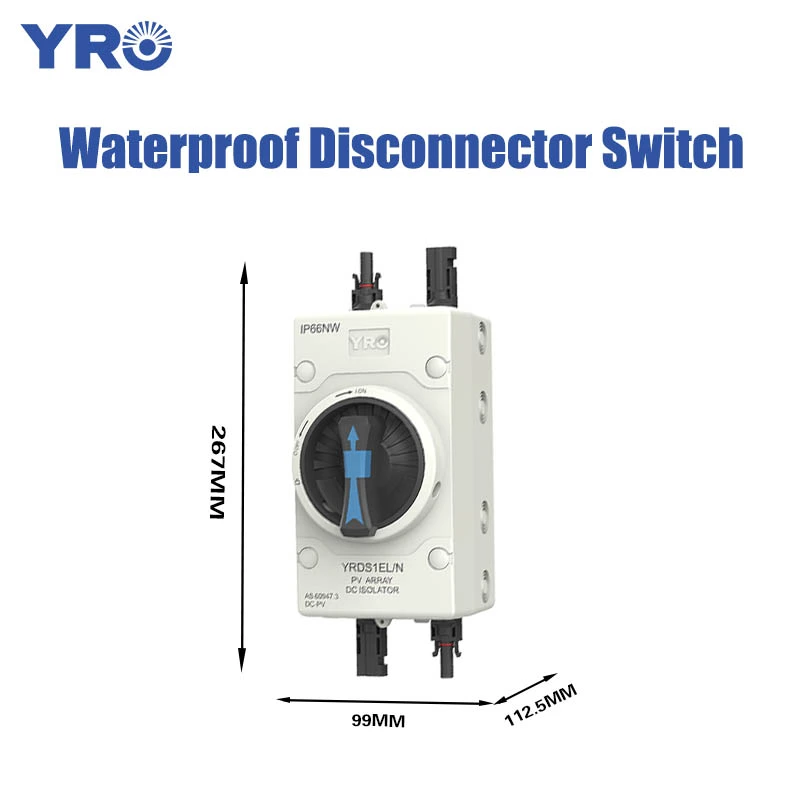 IP66 4P 32A 1000V Top In Bottom Out