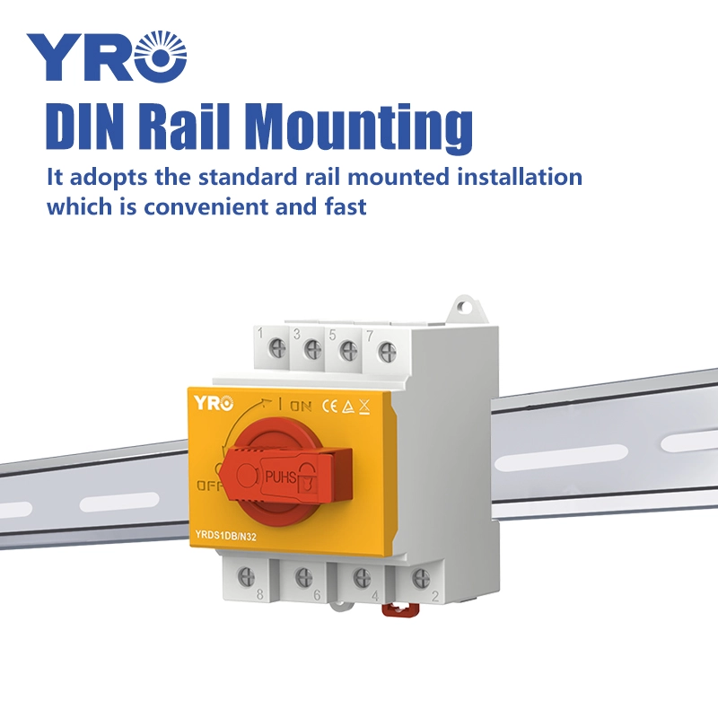 4P 32A 1000V DC Disconnector Switch
