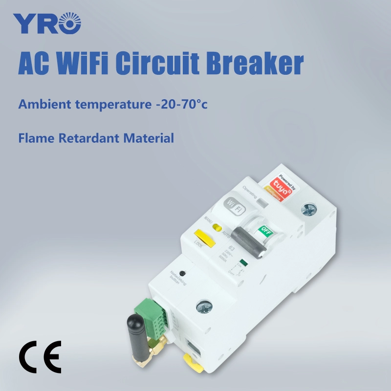 63A 1P N 230V WiFi AC Circuit Breaker
