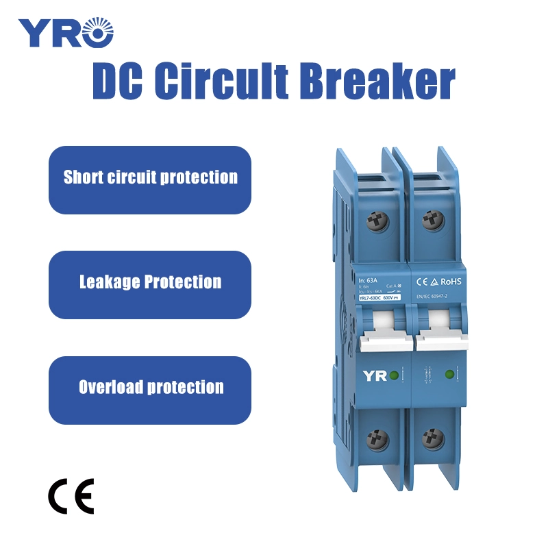 2P 6-63A 600V DC Circuit Breaker