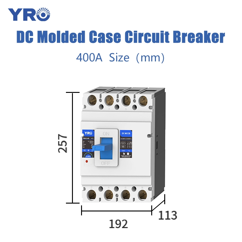 4P 250-400A 1000V DC MCCB