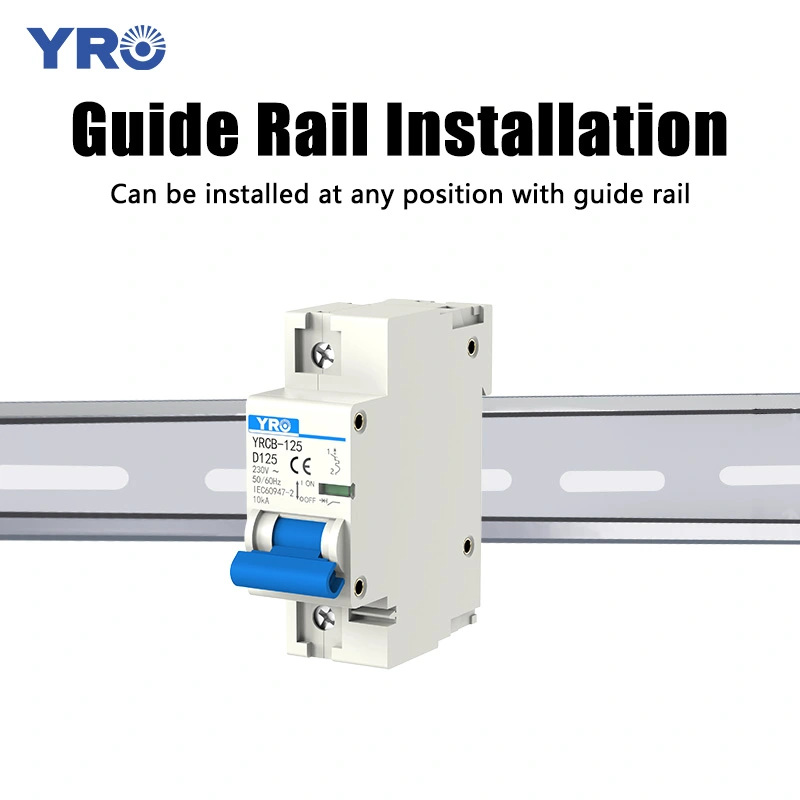 1P 6-63A 220V AC Circuit Breaker