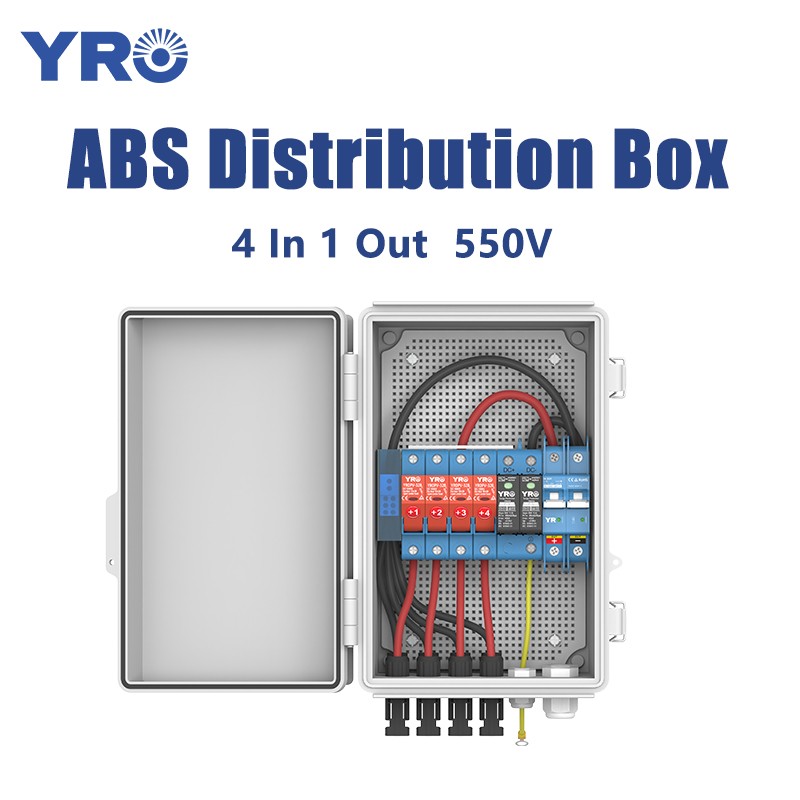 4 In 1 Out 550V DC ABS Distribution Box