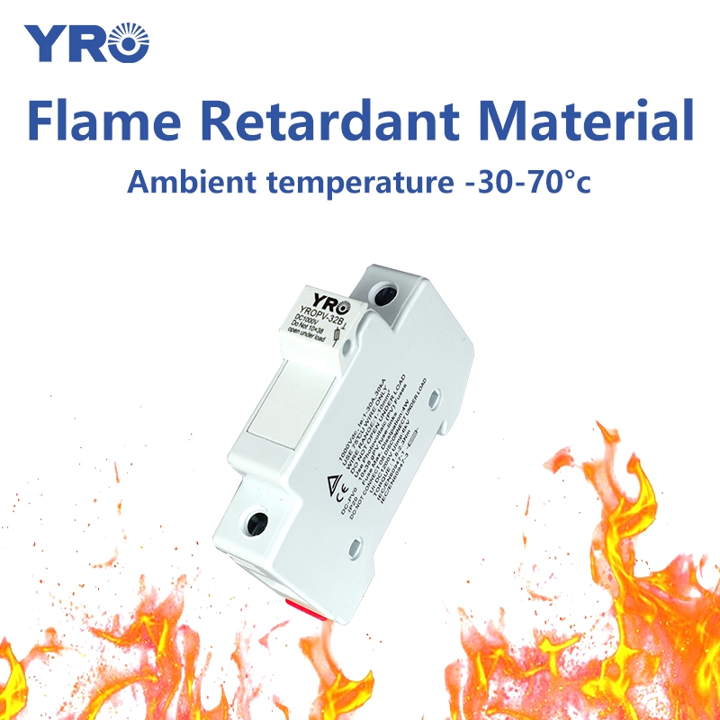 32A 1000V DC Fuse Holder Without Indicator Light