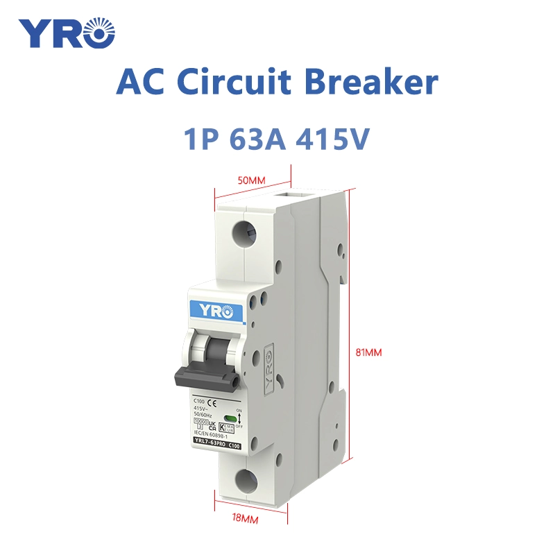 1P 50-63A Certification Circuit Breaker Pro
