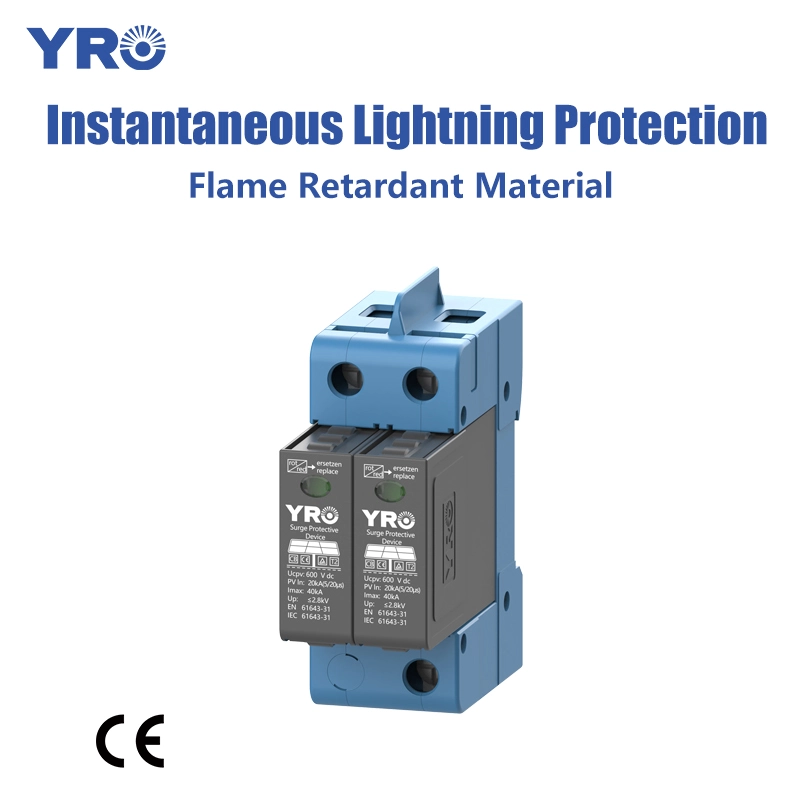 2P 20-40kA 600V T2 DC SPD