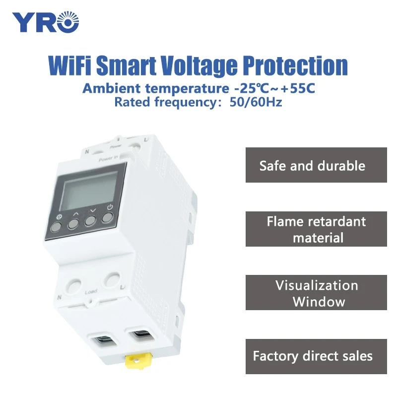WiFi Smart Voltage Protection with Mobile Control