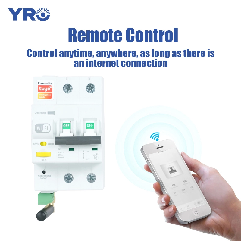 63A 2P 230V WiFi AC Circuit Breaker