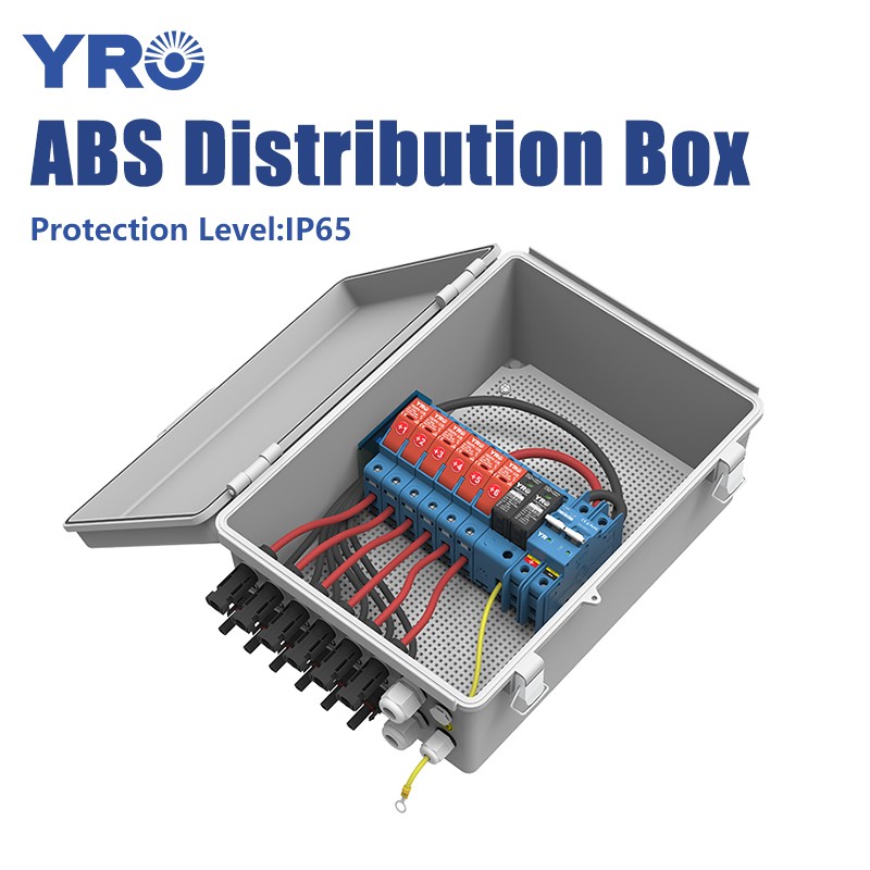 6 In 1 Out 550V DC ABS Distribution Box
