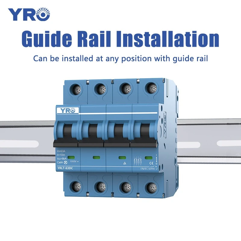 4P 6-63A 1000V DC Circuit Breaker