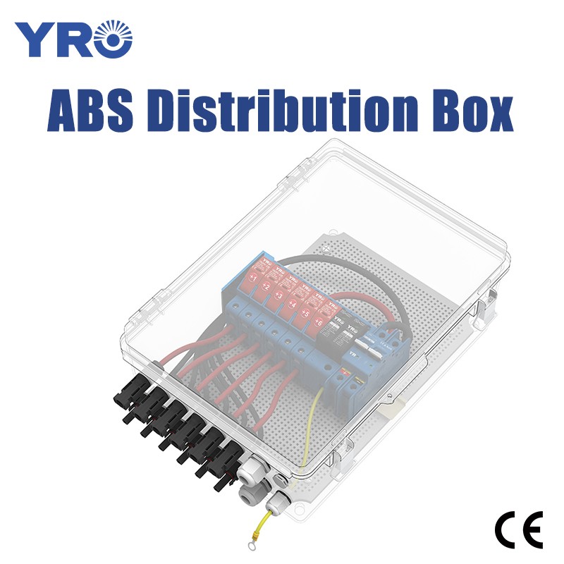 6 In 1 Out 550V DC ABS Distribution Box
